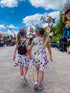 Girls Mouse Ears Dress with Matching Bow - Bowtism